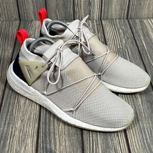 Adidas Boost Sneaker Men 9.5 Grey Running Shoes D63413 Athleisure Gym Exercise